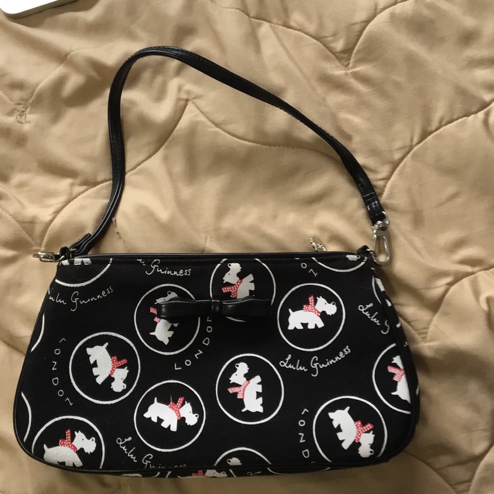 Lulu Guinness Scottish dog print bag